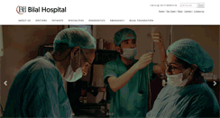 Desktop Screenshot of bilalhospital.com